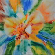 Long Thien Shih %22Spinning Serires-Hybrid%22,2016 Acrylic on canvas 48 x 61 cm