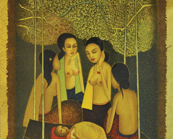 11-Afternoon-Pastime-1980s-RM-11550.00-SOLD-Mixed-media-on-paper-74.5-x-55-cm