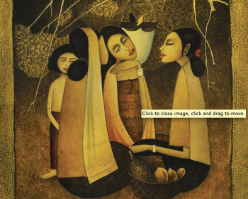 2-Conversation-1976-RM-8250.00-SOLD-Mixed-media-on-paper-70-x-50-cm