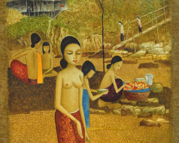 52-Lye-Yau-Fatt-_By-the-River_-1988-Mixed-media-on-paper-74-x-54cm