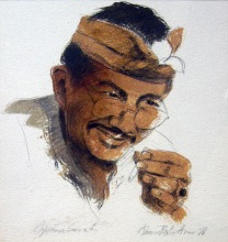 3-Ahmad Zakii Anwar. Mymar Sereti, 1998. Mixed on Paper. 44cm x 48cm