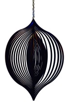 35-Multhalib Musa. Tri-Involute, 2005. Lasercut Mildsteel with 2k clear Coat. 70cm x 70cm x 120cm