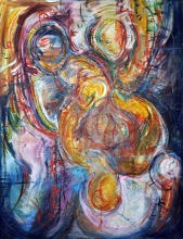 41-Shafurdin Habib. Movement II, 2004. Oil on Canvas. 91cm x 122cm