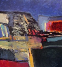50-Tajuddin Ismail. Rentakalam, 2002. 137cm x 152cm. Acrylic on Canvas
