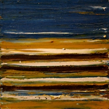 57-Yusof Majid. Sea Sand III, 2002. 24cm x 24cm. Acrylic on Canvas