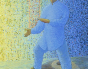 6-Choong Kam Kaw. Fit for Life 20 (Taiji) 2010. Acrylic on Canvas. 94cm x 74cm