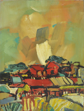8 Old Staas" (2009) Oil on Board 30.5cm x 22.5cm