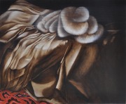 2-Peristiwa Larut Malam, 2013 RM 3,000 - RM 5,500-AVAILABLE | Mixed media on canvas | 119 x 145 cm