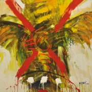 2-Inderapura, 2011 RM 5,500.00-SOLD | Mixed media on canvas | 122 x 122 cm