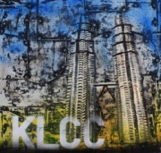 Raduan Man, KLCC, 2013, Mixed media on aluminium