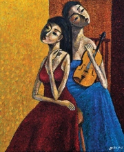 18-Lim Ka Seng, ARIA (2008) 73cm x 60cm Oil on canvas