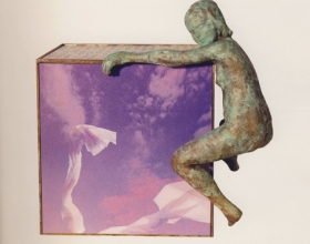 46-Rocio Villatoro "aire" bronze, iron and digital image 22cm x 21cm x21cm