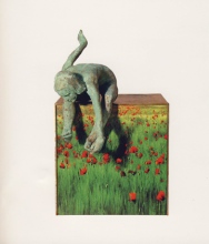 49-Rocio Villatoro "tierra" bronze, iron and digital image 27cm x 25cm x 17cm SOLD