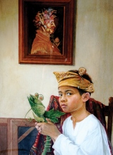 52-Syed Azzudin Young Boy-Arcimboldo Watercolour on paper, 70cm x90cm, 2010