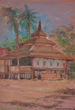 11-Haron Mokhtar Nostalgia Ingatan IV Pastel 27 x 40 cm 1994