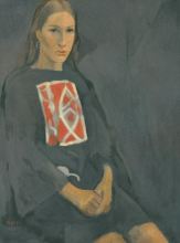 26-Khalil Ibrahim, Portrait of Jane. 1964 Oil on Canvas 69 cm x 50.5 cm