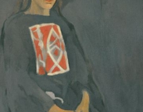 26-Khalil Ibrahim, Portrait of Jane. 1964 Oil on Canvas 69 cm x 50.5 cm