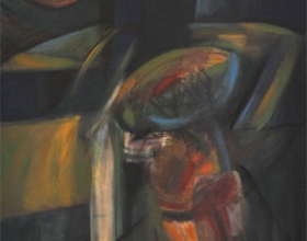 59-Yeoh Jin Leng, Human Rot. 1968 Acrylic on Canvas 100 cm x 100 cm