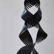 4-Two Palms, 2002 RM 10,080.00-SOLD | Lasercut mild steel | 90 x 30 cm