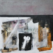 2-Study of Figure, 2009 RM 2,750.00-SOLD | Mixed media on canvas | 61 x 61 cm