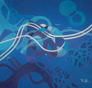 15-Feeling Blue, 2011 RM 2,240.00-SOLD | Acrylic on canvas | 60 x 60 cm