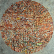 16-SOLD rm 22,400 Nizar-Kamal-Ariffin,-Siri-Dunia---Kota-Perang-#5,-2014,-Acrylic-on-canvas,-152-x-152cm
