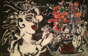 2-SOLD rm 8,960 Norma Abbas, Puan Sri Untitled, 1991 Mixed media and collage on paper 50 x 78 cm