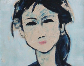 10-Face | 45cm x 45cm Oil on Canvas