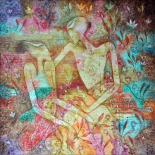 10-Endearing Thoughts, 2000. Oil on Canvas. 140cm x 140cm