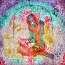 13-Holy Book, 2011. Oil on Canvas. 92cm x 92cm
