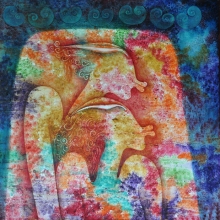 17-Joy of Being Together, 2006. Oil on Canvas. 61cm x 61cm