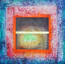 18-Ka'bah, 2011. Oil on Canvas. 92cm x 92cm. NFS