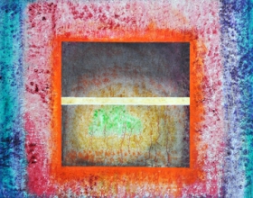 18-Ka'bah, 2011. Oil on Canvas. 92cm x 92cm. NFS