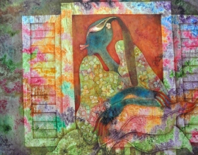 21-Longing for Love I, 2004. Oil on Canvas. 150cm x 150cm