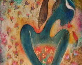 22-Longing for Love II, 2002. Oil on Canvas. 61cm x 61cm