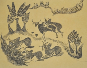 36-Untitled, 1999. Pen & Ink on Paper, 36cm x 54cm