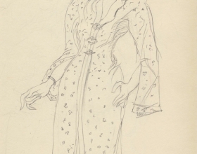 7-Drawing- Kebaya Series (4), 2011. Pencil on Paper. 27cm x 21cm