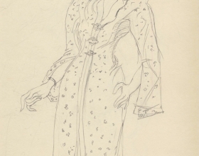 7-Drawing- Kebaya Series (4), 2011. Pencil on Paper. 27cm x 21cm