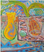 4-Sweets for Ayu, 1997 RM 13,200.00-SOLD | Mixed media on canvas | 150 x 125 cm
