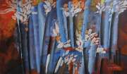 17-July Survivor, 1996 RM 7,700.00-SOLD | Oil on board | 43 x 73.5 cm