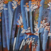 17-July Survivor, 1996 RM 7,700.00-SOLD | Oil on board | 43 x 73.5 cm
