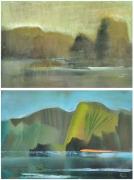 19-Mutud & Pandan, 2010 RM 2,200.00-SOLD | Oil on board | 30.5 x 45 cm x 2 pieces