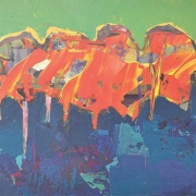 21-Lonesome Trees, 2010 RM 1,540.00-SOLD | Oil on board | 30 x 45 cm