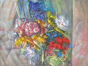 27-Forest Magnet, 2012 RM 16,800.00-SOLD | Oil on canvas | 96.5 x 128 cm