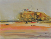 7-Fort Margherita, 2006 RM 6,600.00-SOLD | Oil on canvas | 30.5 x 45.7 cm