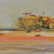 7-Fort Margherita, 2006 RM 6,600.00-SOLD | Oil on canvas | 30.5 x 45.7 cm