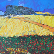 8-Road to Singai, 2011 RM 16,500.00-SOLD | Oil on canvas | 96 x 128 cm