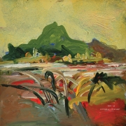 RSA, Santubong Escapade, 2013, acrylic on board, 30.5 x 30.5 cm