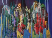Raphael Scott Ahbeng, Summer in Borneo, 2014, Acrylic on canvas