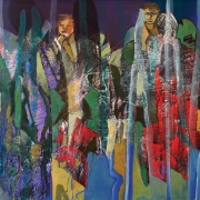 Raphael Scott Ahbeng, Summer in Borneo, 2014, Acrylic on canvas